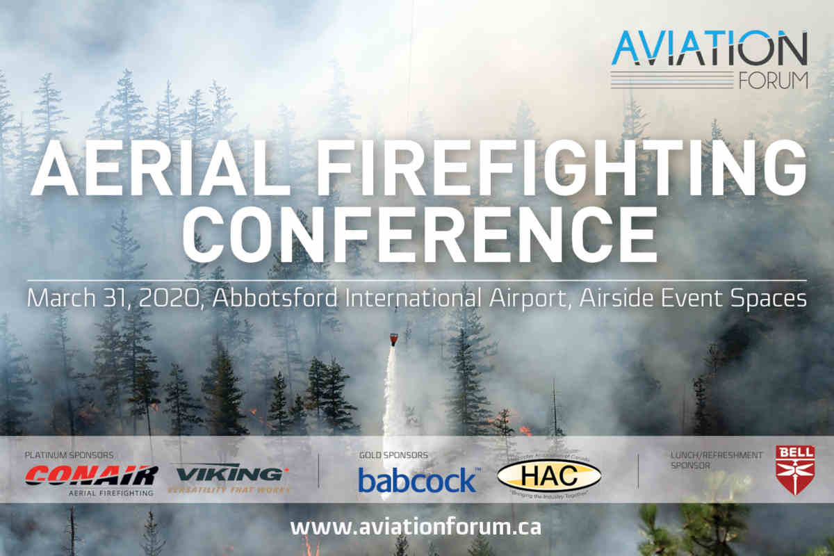Aerial Firefighting Conference at YXX, March 31 Wings Magazine