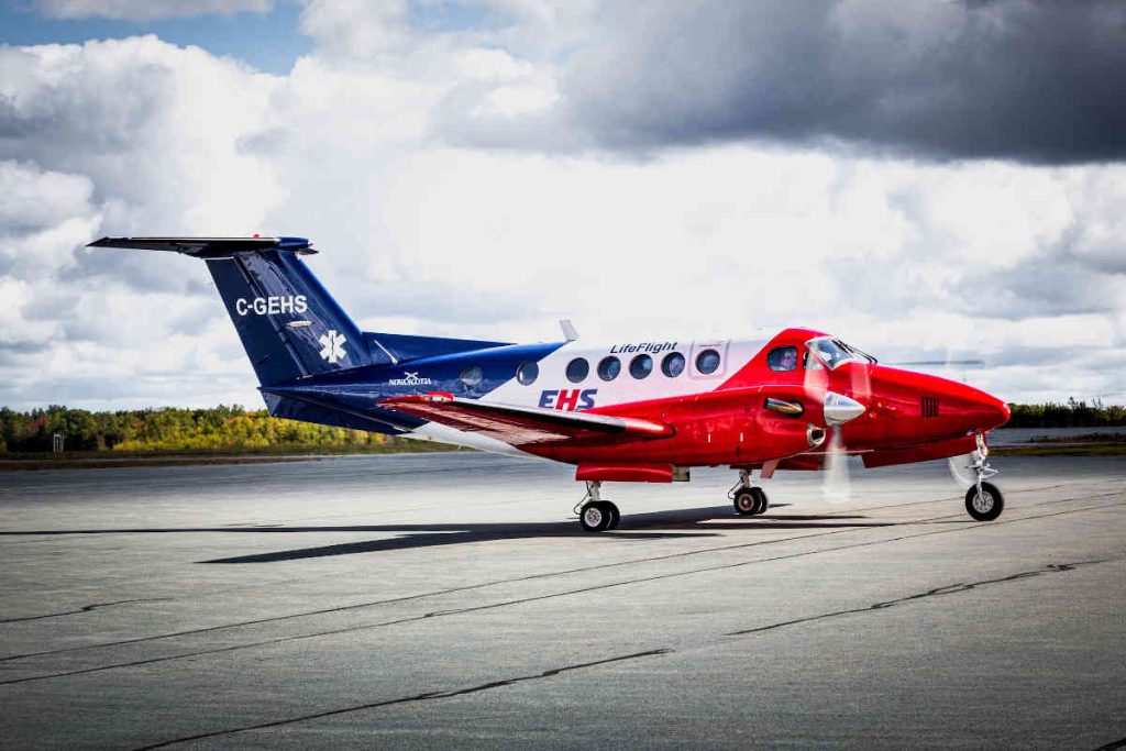 A PAL Aerospace Emergency Health Services (EHS) Nova Scotia air ambulance (Photo: CNW Group/PAL Aerospace Ltd.)